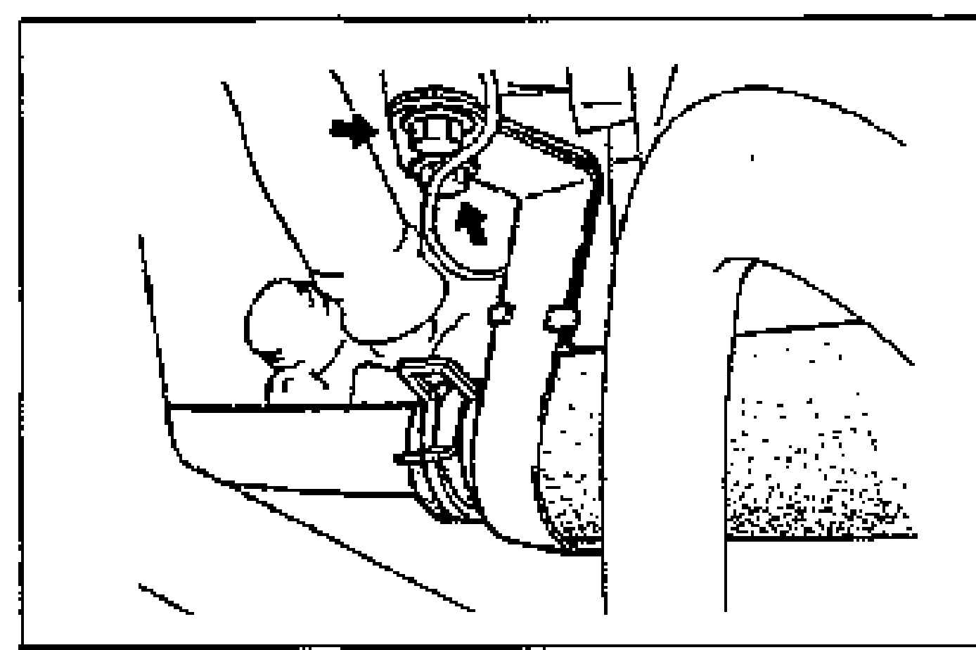 Illustration of the P/S oil pump area; arrows point to the P/S oil pump hose connection and the steering pressure sensor connector to be disconnected.