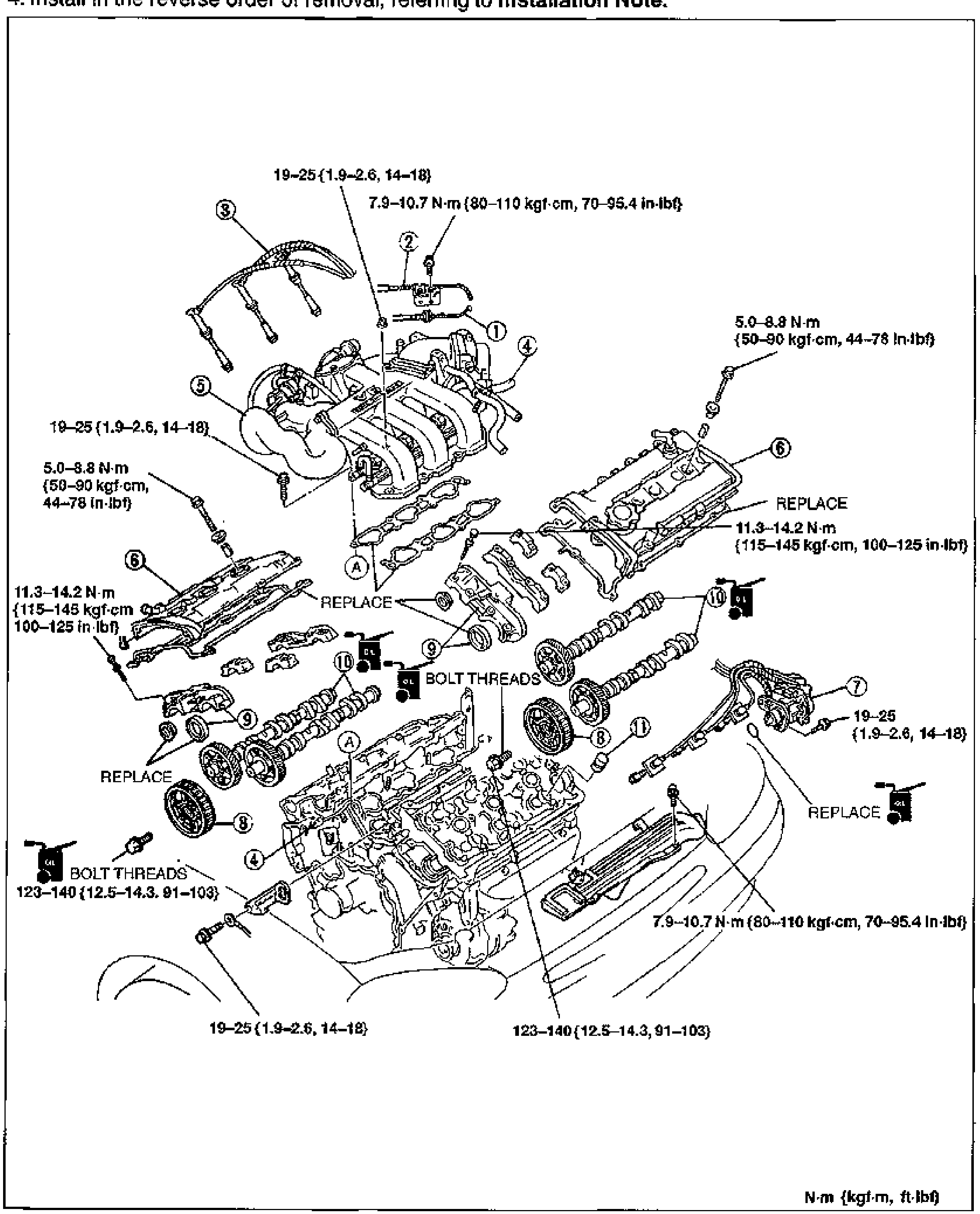 ON-VEHICLE MAINTENANCE — HLA Removal / Installation