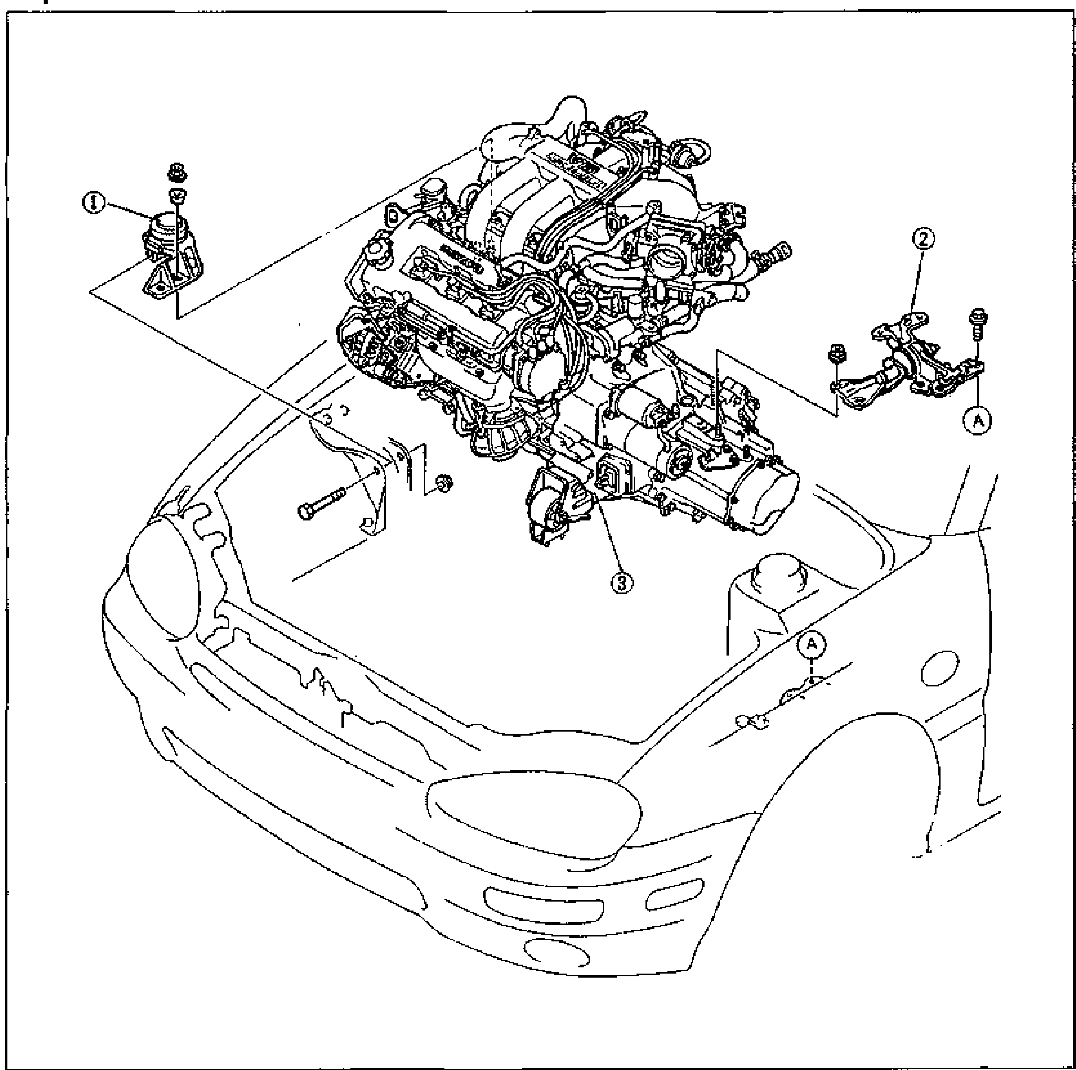 Removal — Step 5 (Engine and Transaxle Assembly)
