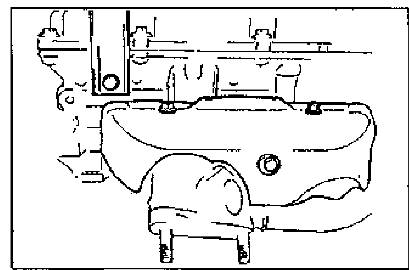Photo of the right exhaust manifold insulator / EGR valve area, showing the manifold and bolt locations to be removed.