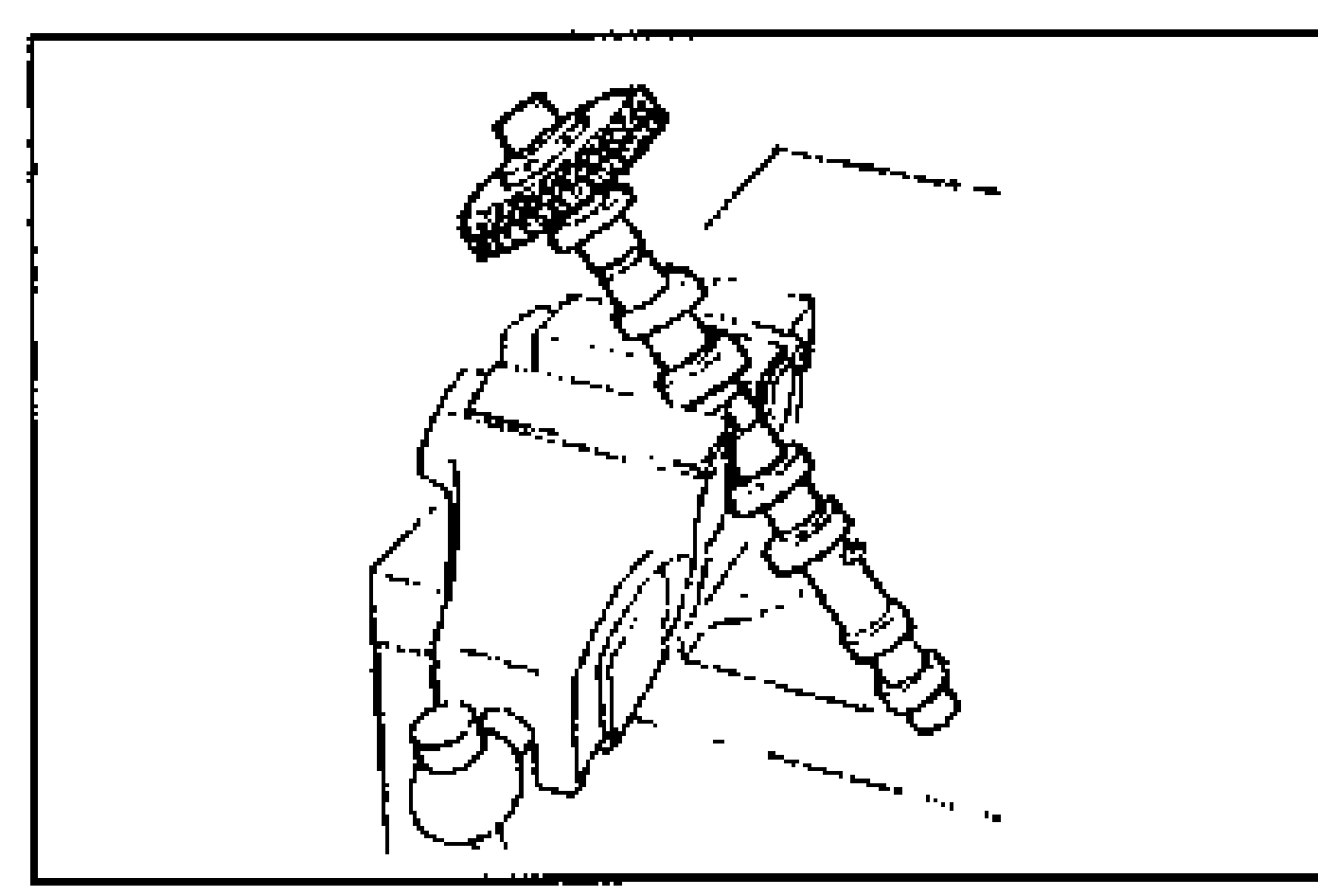 Line drawing of the camshaft cast hexagon secured in a vise (protected with aluminum plates) with the friction gear at the end, illustrating loosening the locknut and removing the friction gear.