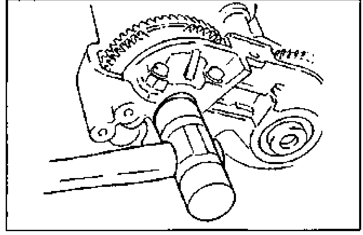 Water outlet installation on the engine front, fitted with new O-rings between the cylinder heads.