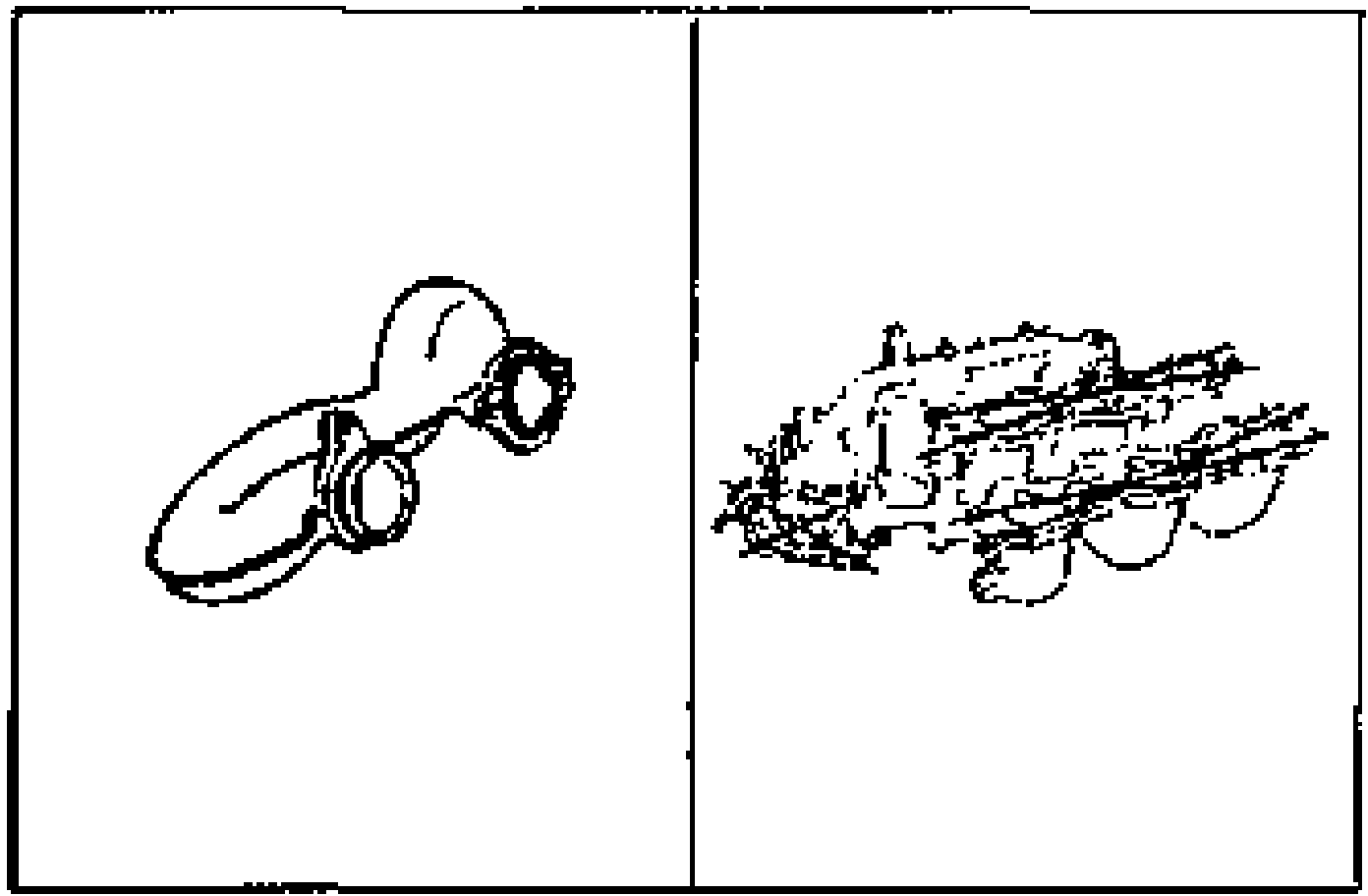 Two side-by-side illustrations: left shows the air intake pipe, right shows the intake manifold, for the damage/distortion inspection of the contact surfaces.