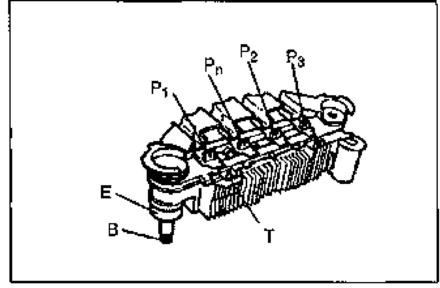 Hand using a spring pressure gauge to measure brush spring pressure with the brush tip projecting 2 mm {0.079 in}.