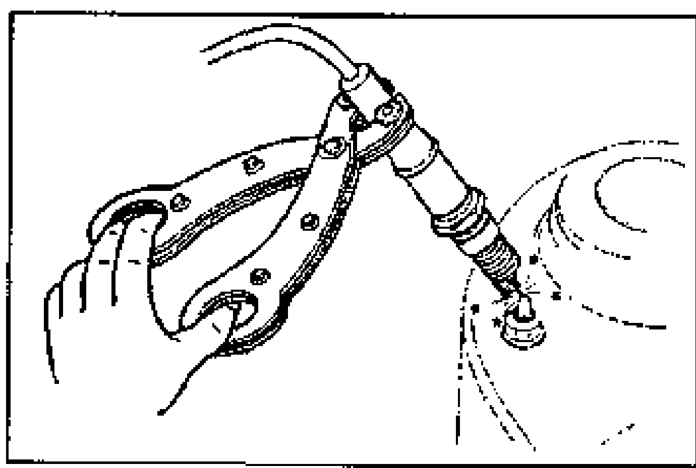 Spark test: a spark plug held with insulated pliers near a ground while cranking the engine to verify a strong blue spark.