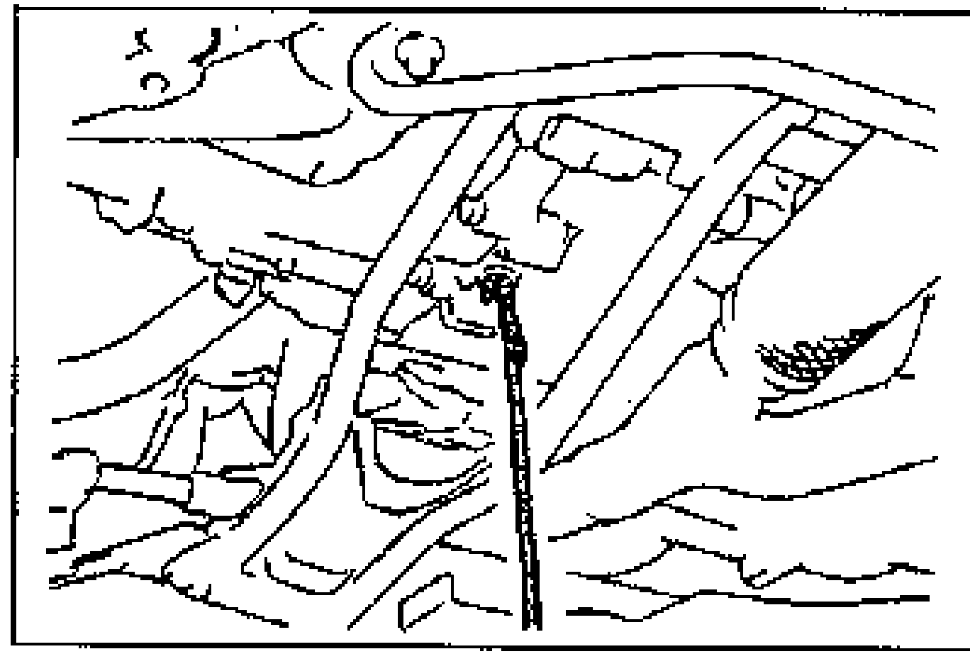 Illustration of the transaxle drain plug being removed with oil draining, viewed from underneath the vehicle.