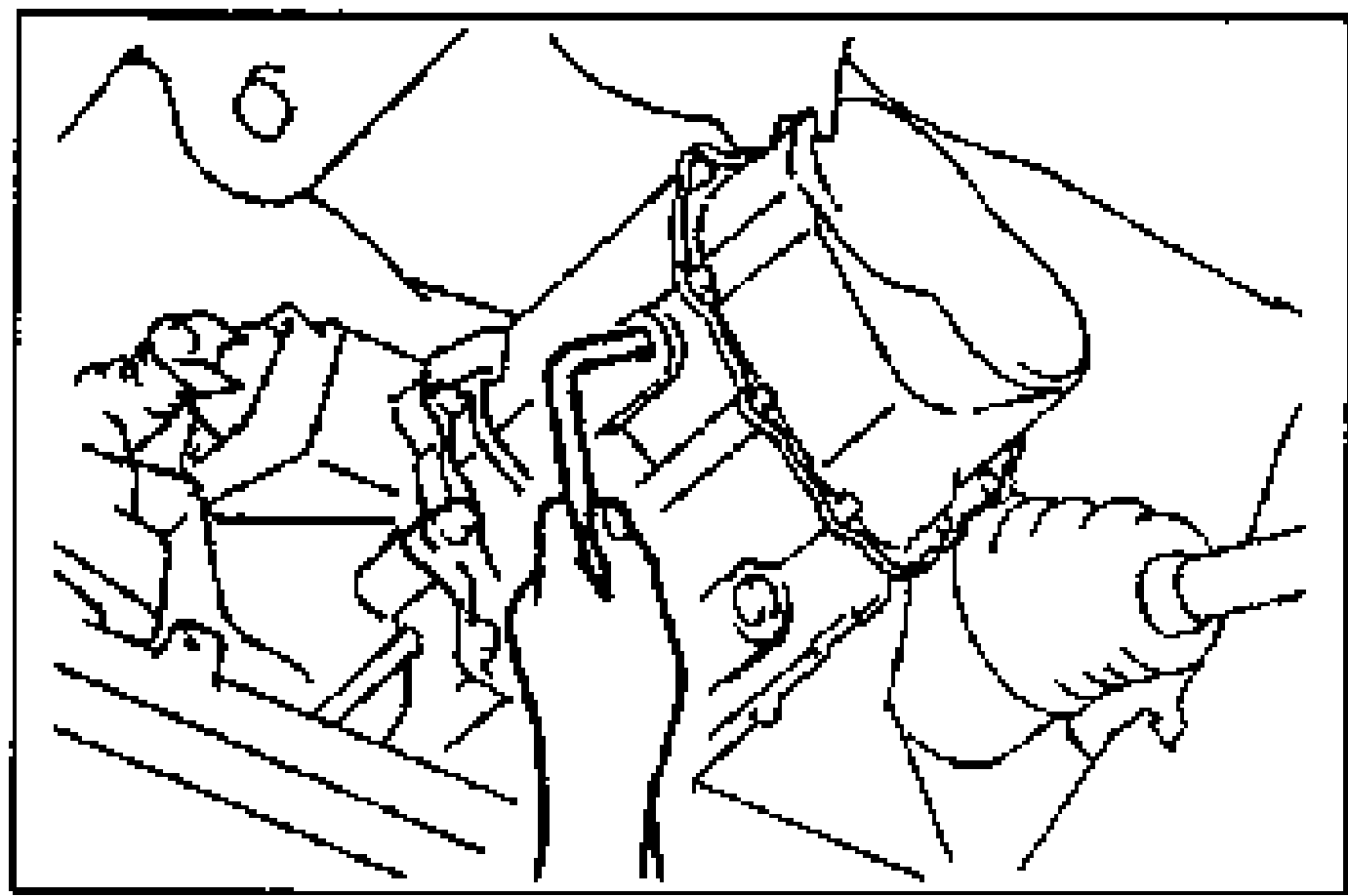 Connecting the change control rod to the change rod assembly near the transaxle.