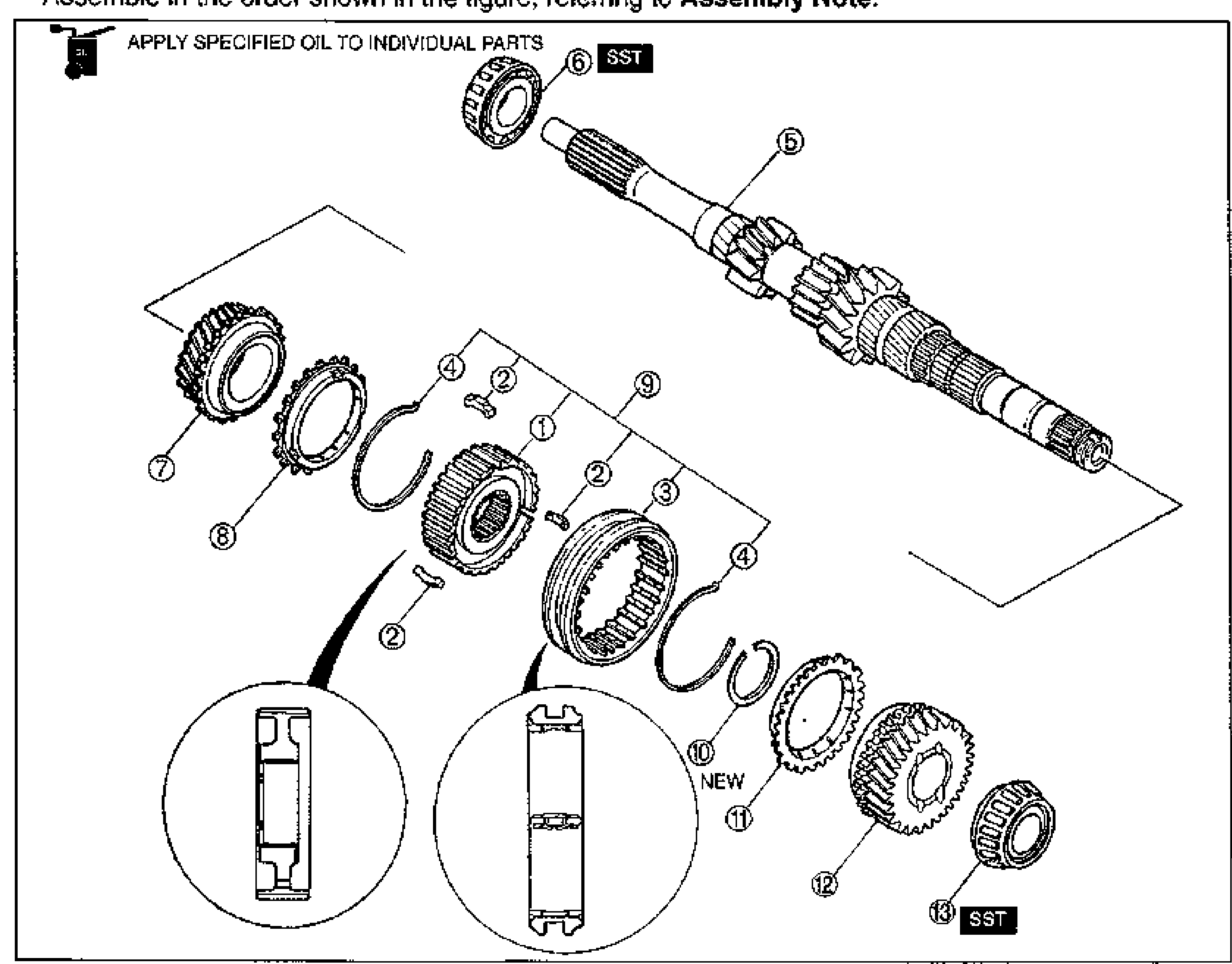 TRANSAXLE — Primary Shaft Assembly