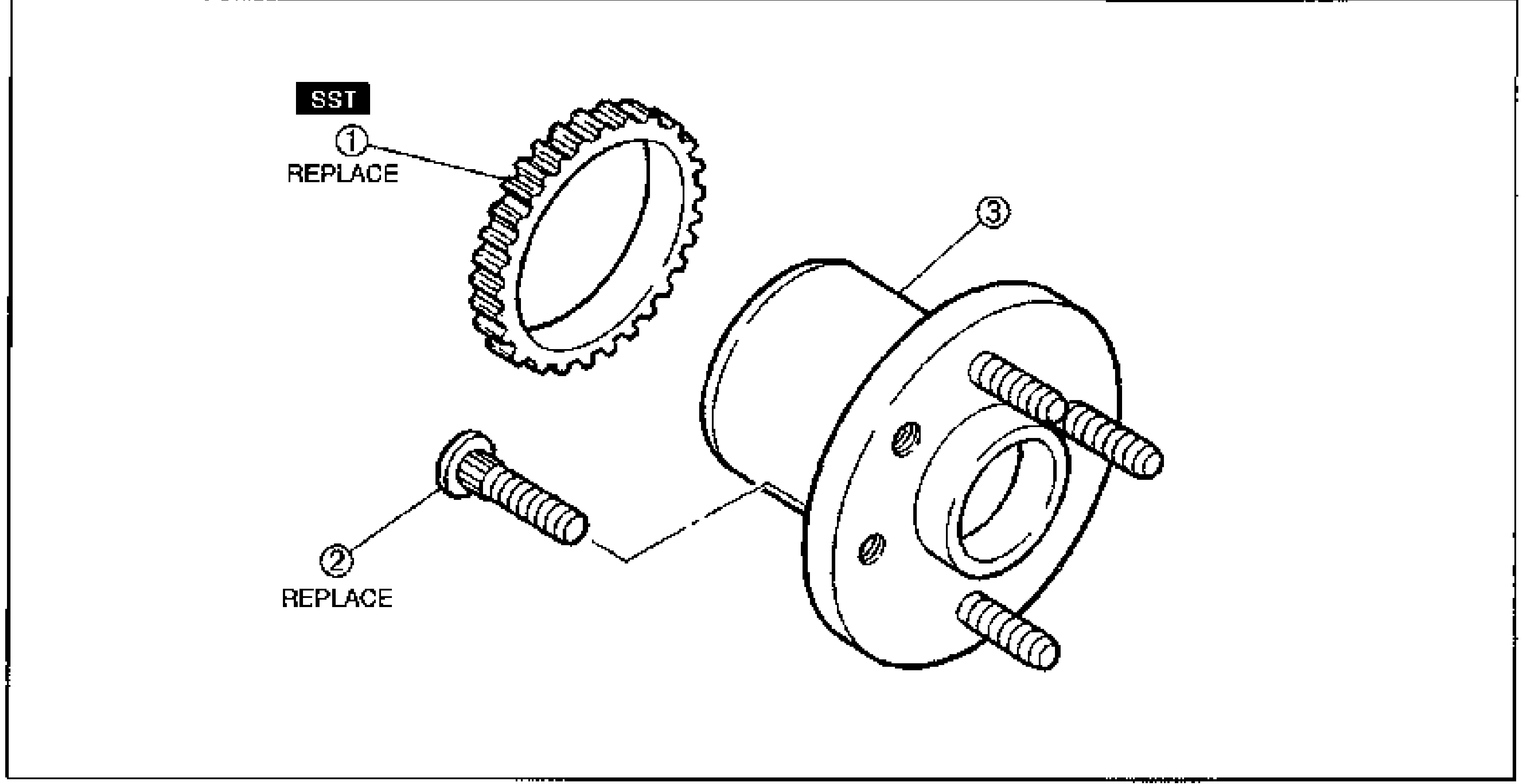 REAR AXLE (Disc brake) — Locknut Removal/Installation Note; Disassembly / Assembly