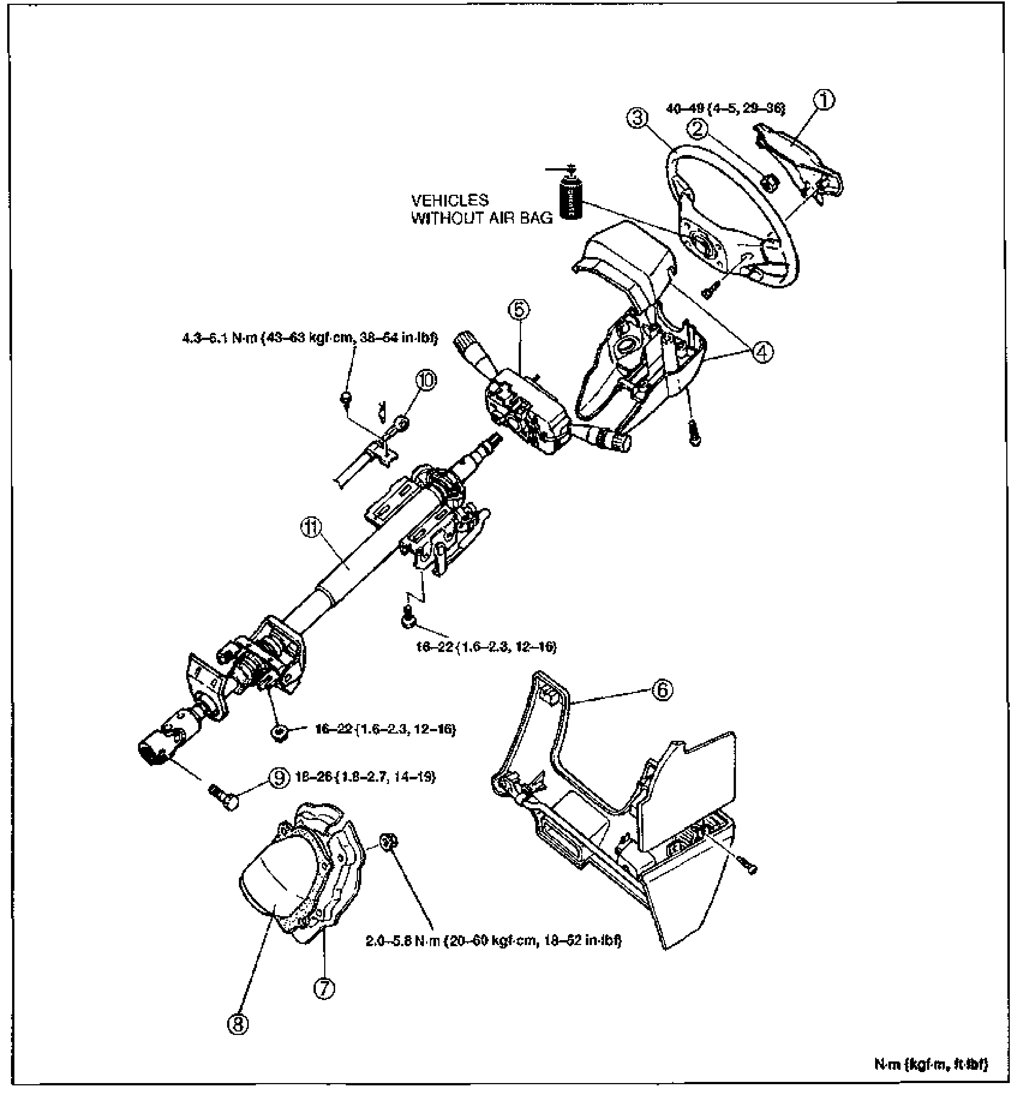 Steering Wheel and Column — Removal/Installation