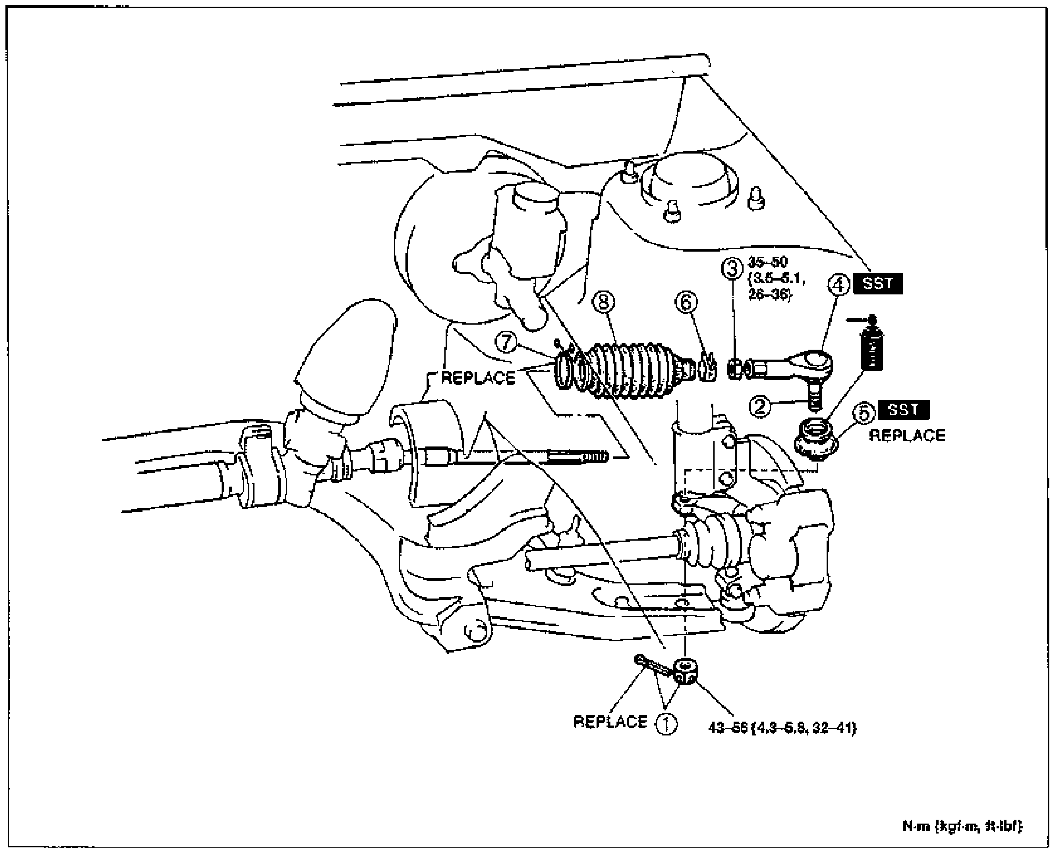 ENGINE SPEED SENSING POWER STEERING — Boot Removal / Installation