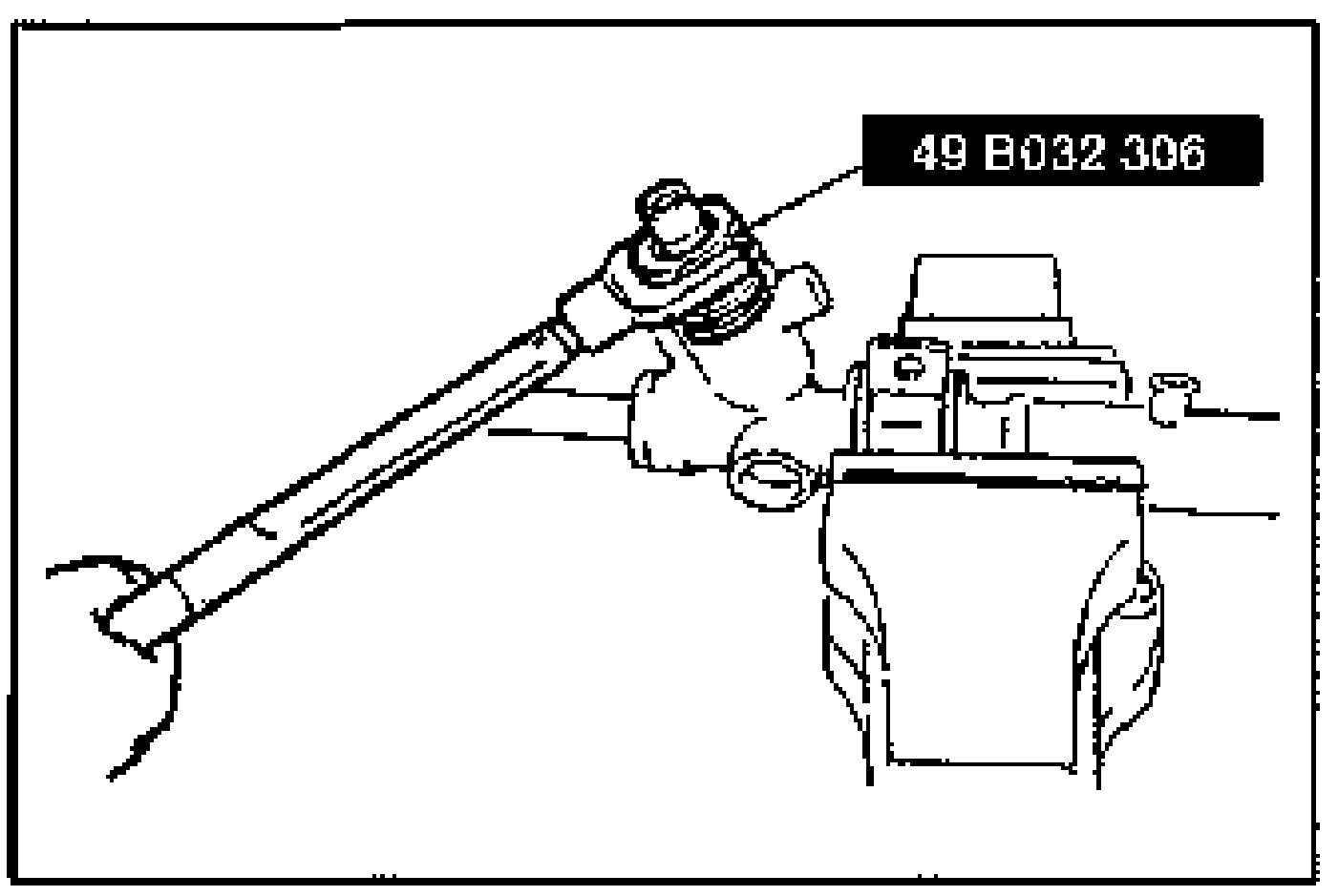 Using SST 49 B032 306 with a wrench to tighten the plug assembly to the gear housing.