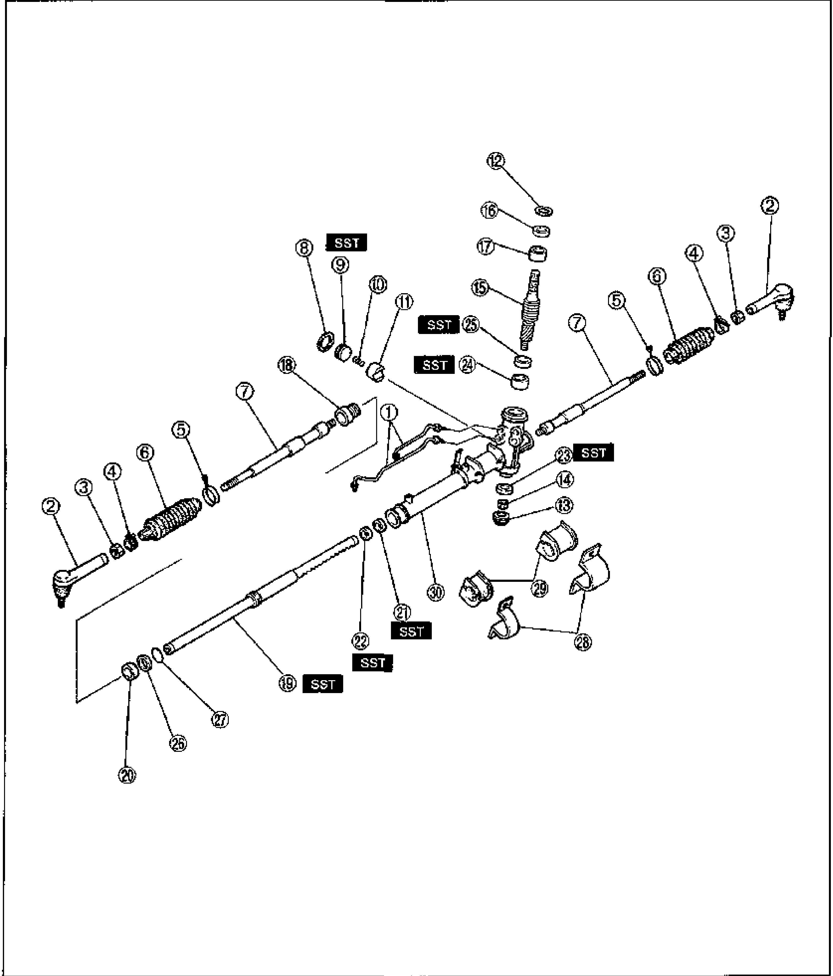 ENGINE SPEED SENSING POWER STEERING — Disassembly / Inspection (K8 DOHC)