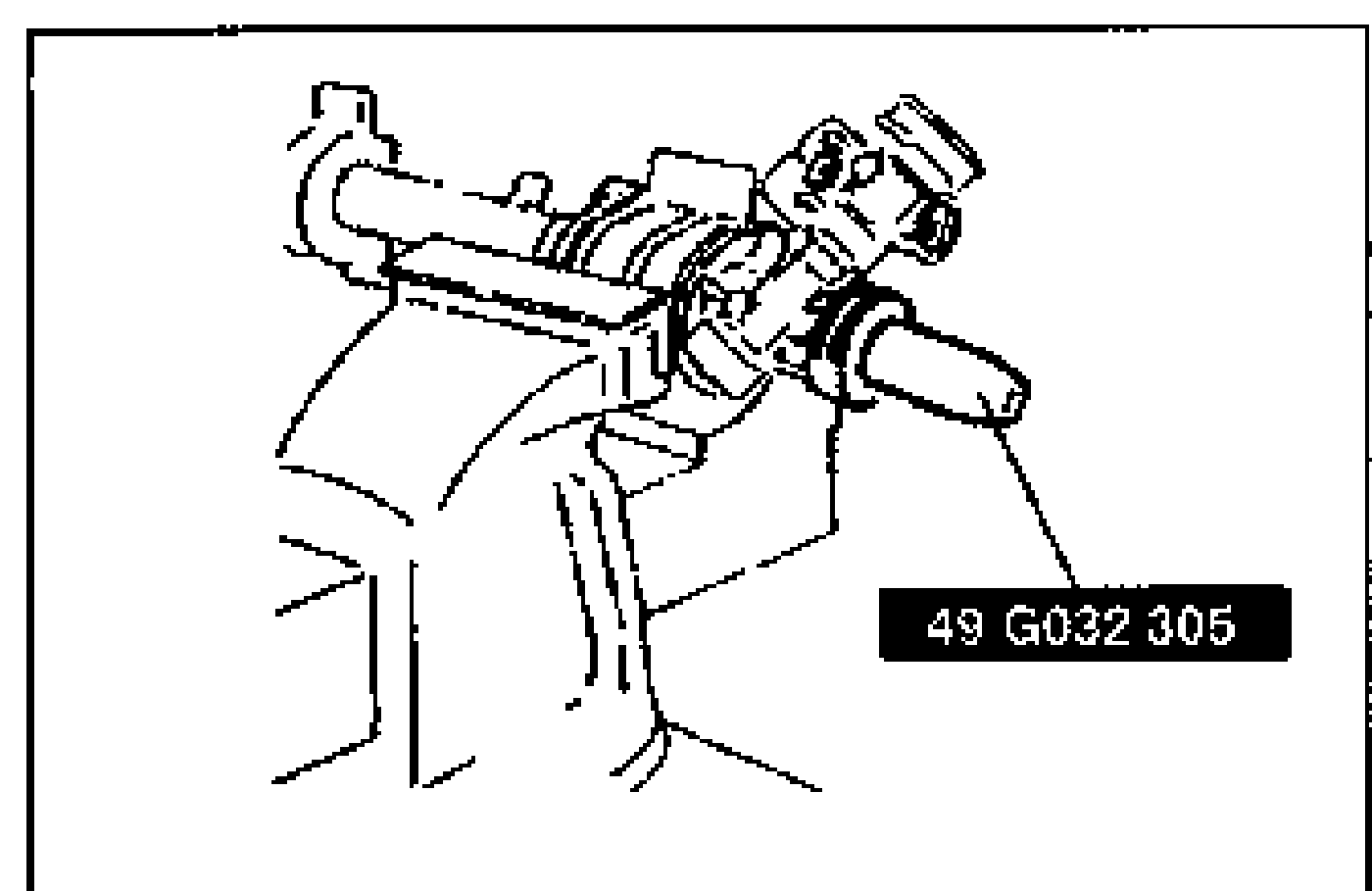 Steering rack with SST slid over the rack from the gear housing side. Illustrates step 1 of 'Steering rack and oil seal at tube side'.