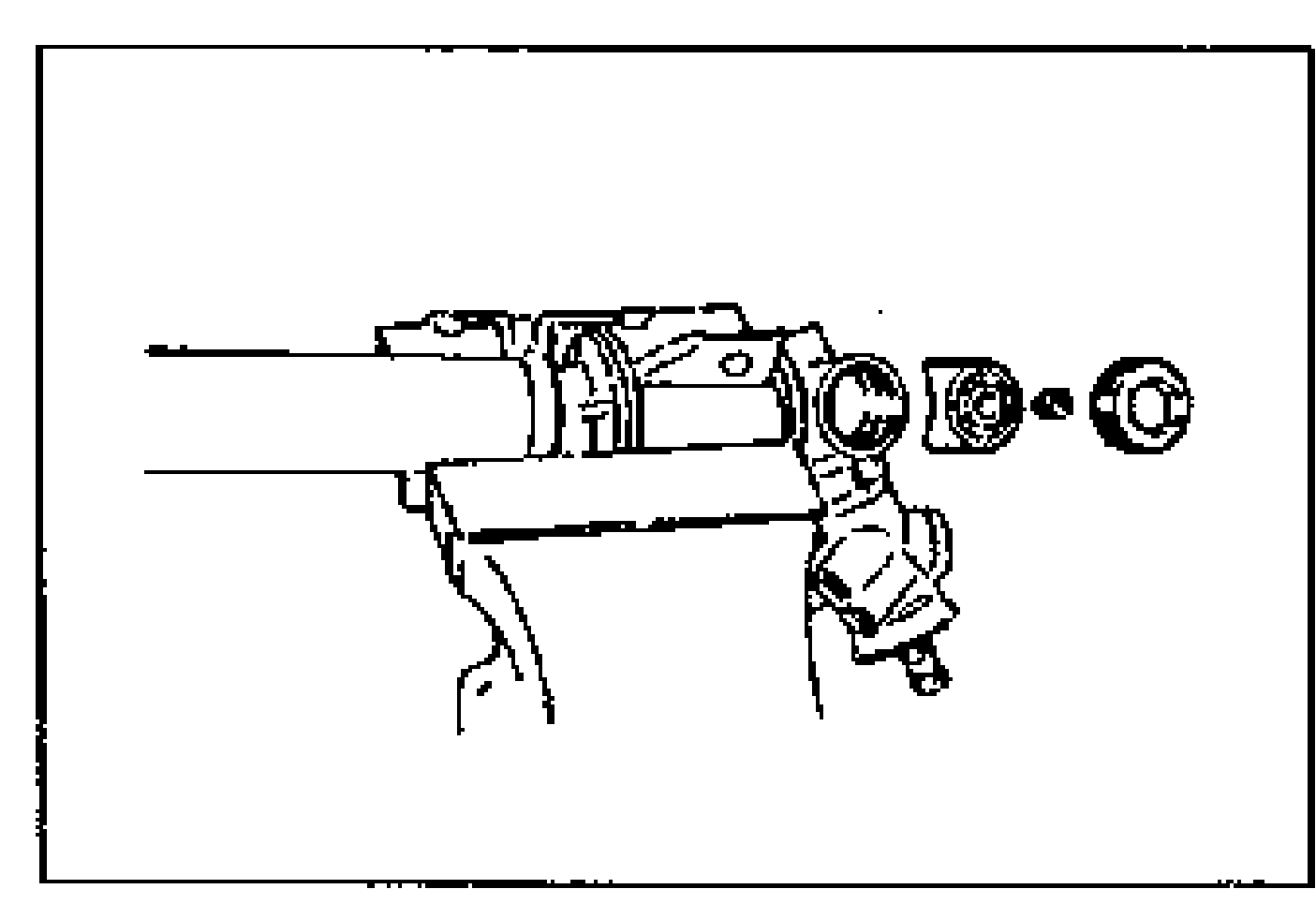 Line drawing of installing the support yoke, pressure pad, and yoke spring into the gear housing secured in a vise with the support yoke position facing upward. Disassembled parts shown to the right.