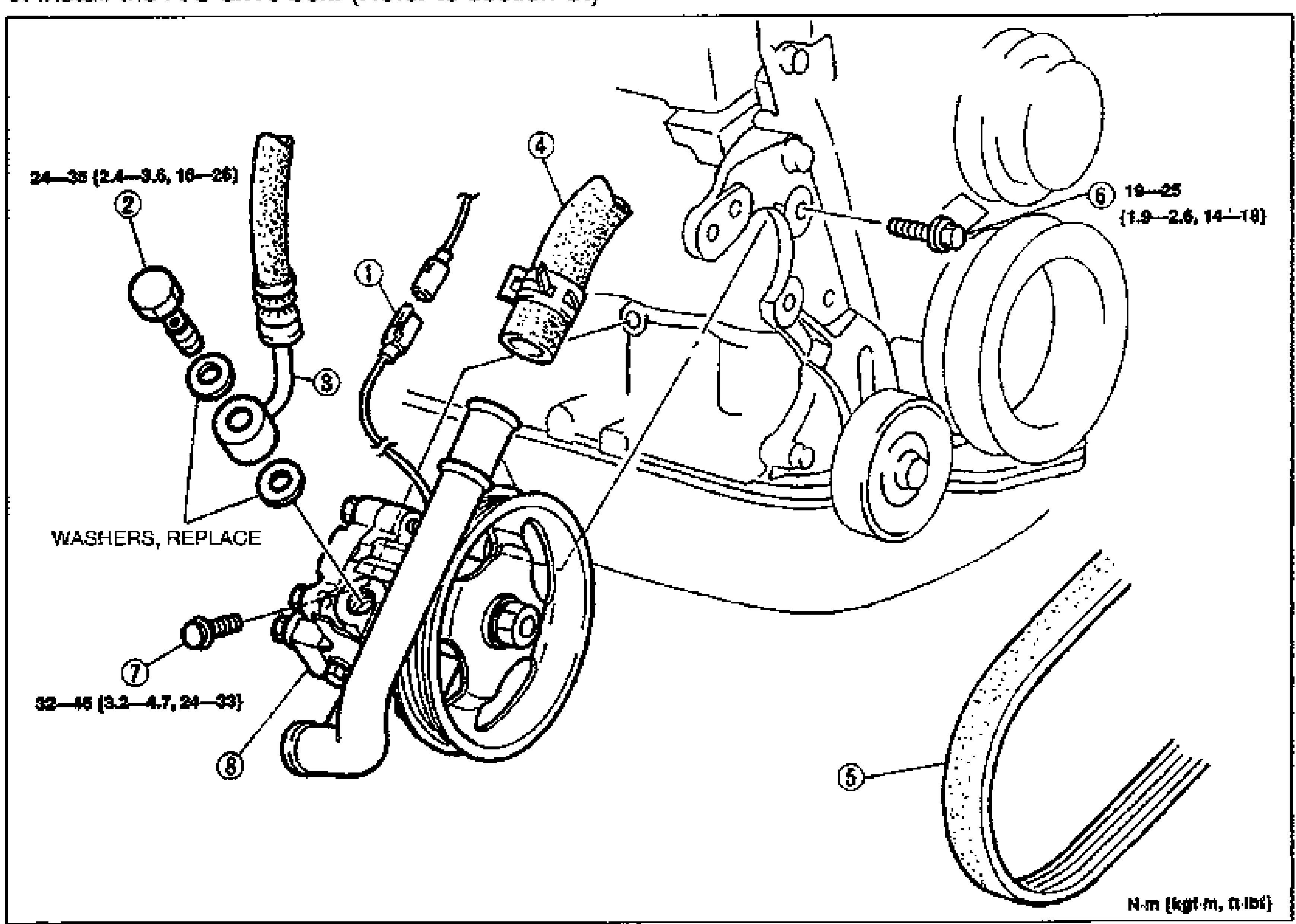 ENGINE SPEED SENSING POWER STEERING - POWER STEERING OIL PUMP (K8 DOHC)