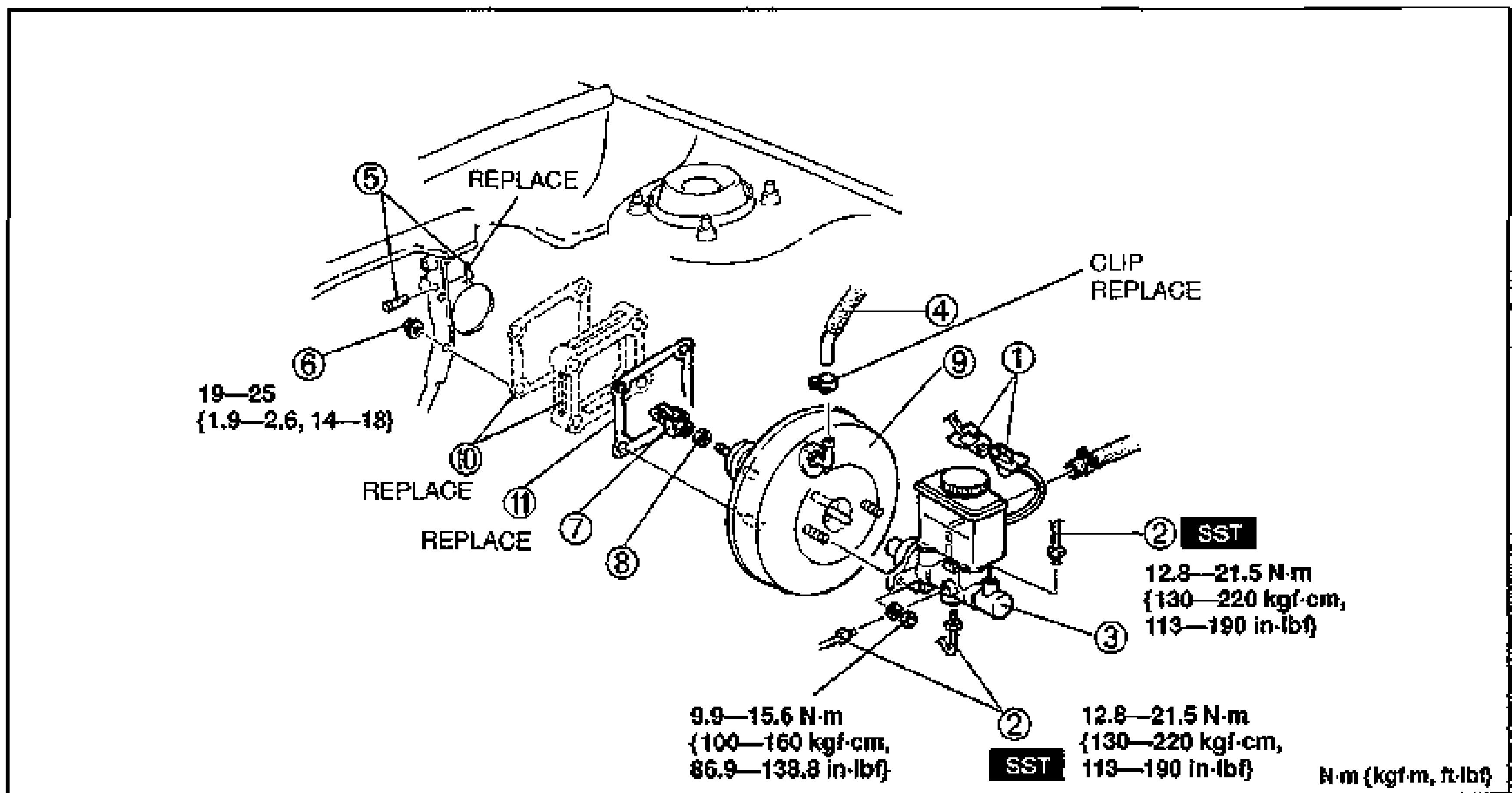 Power Brake Unit - Check Valve Inspection, Removal/Installation (B6 DOHC)