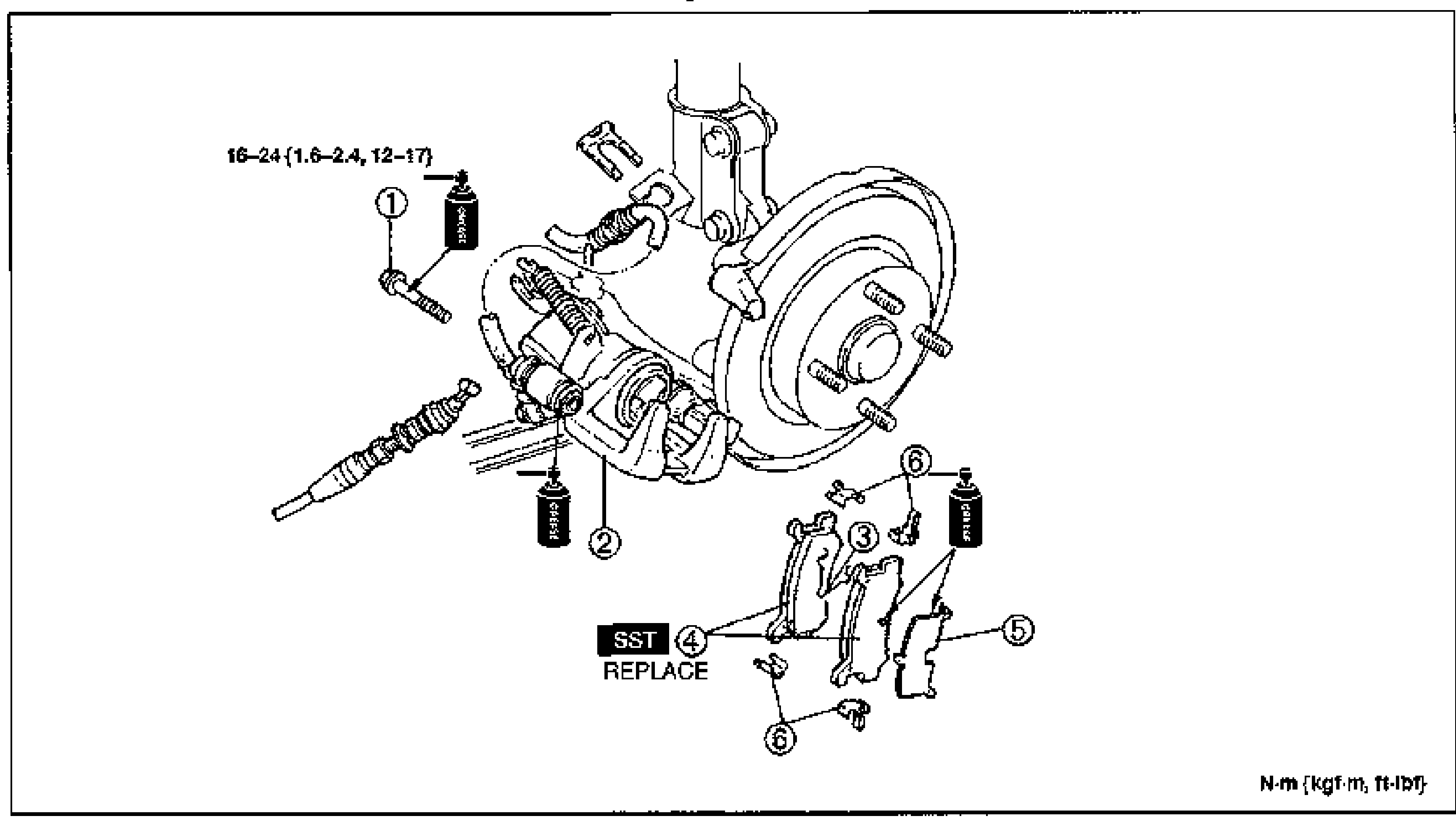 Conventional Brake System — Rear Brake (Disc): Quick Inspection & Disc Pad Replacement