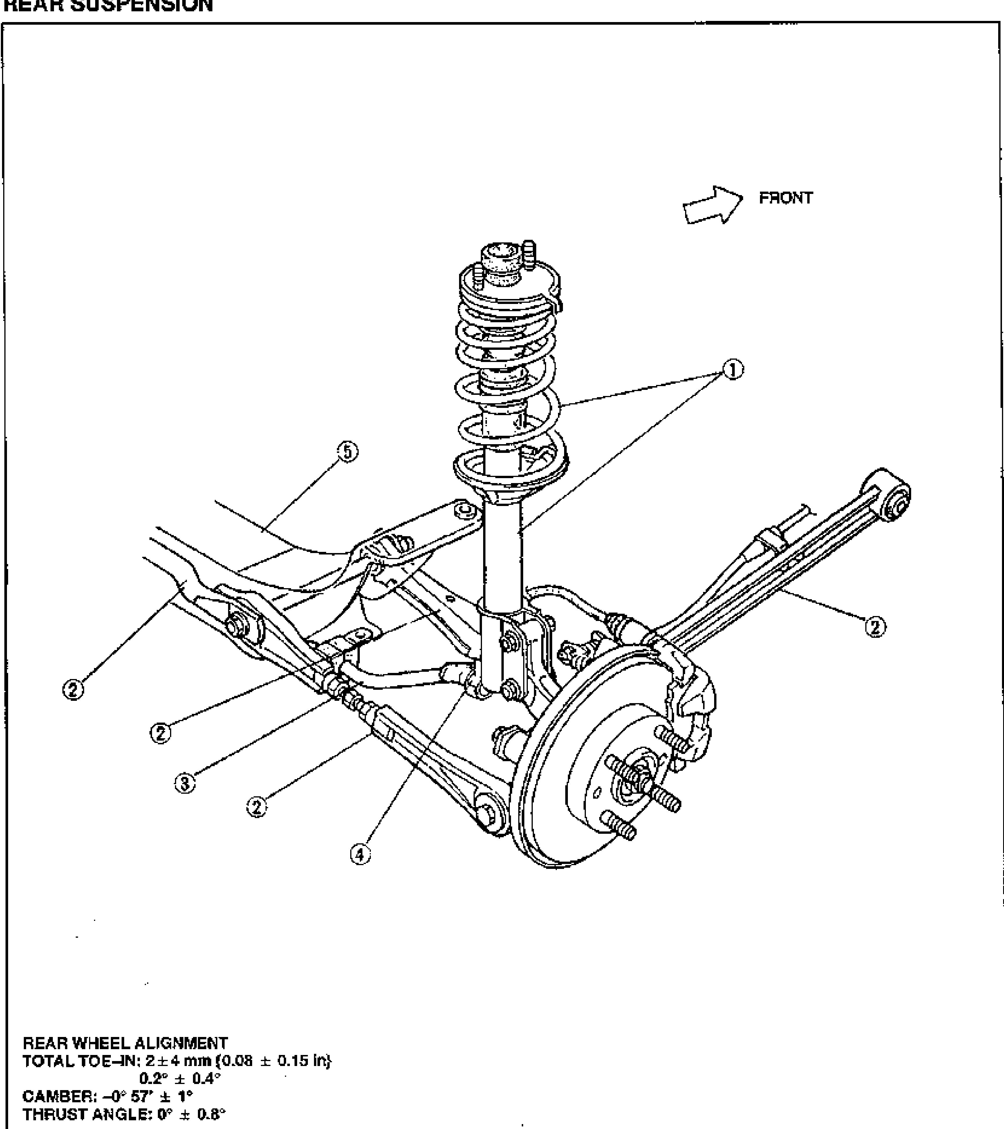 INDEX — REAR SUSPENSION