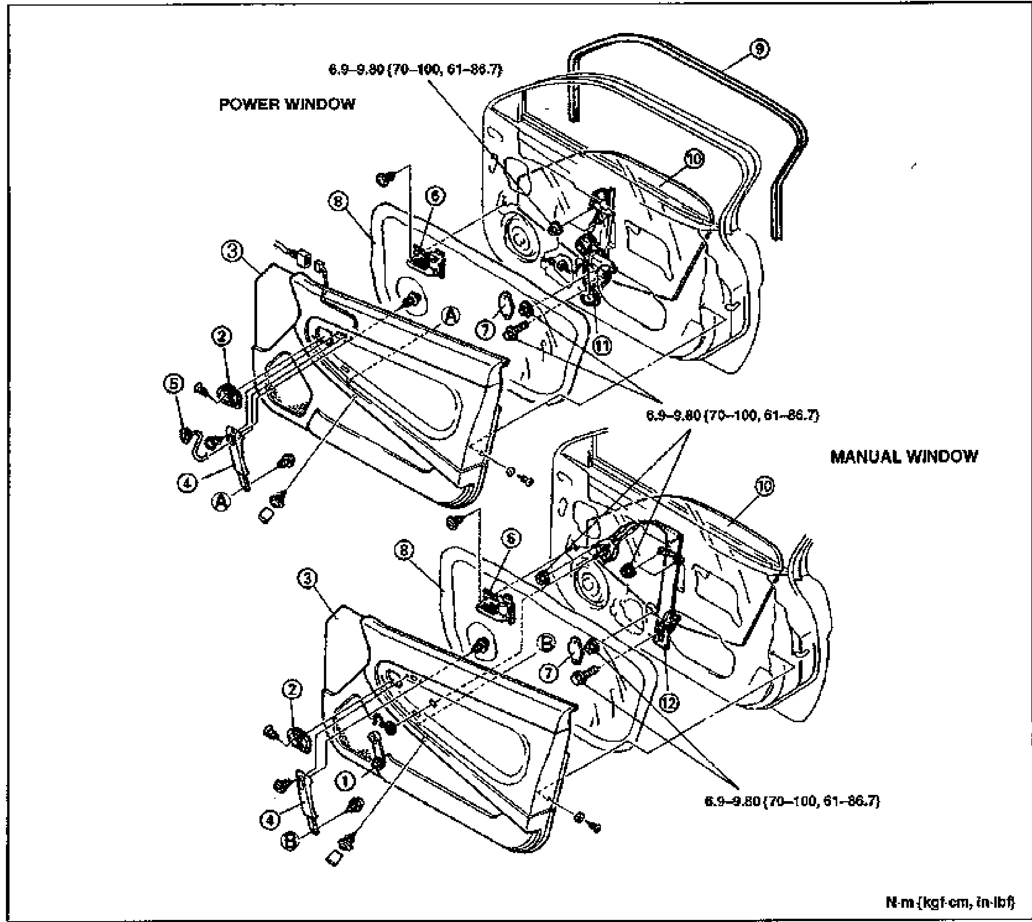 WINDOW REGULATOR AND GLASS