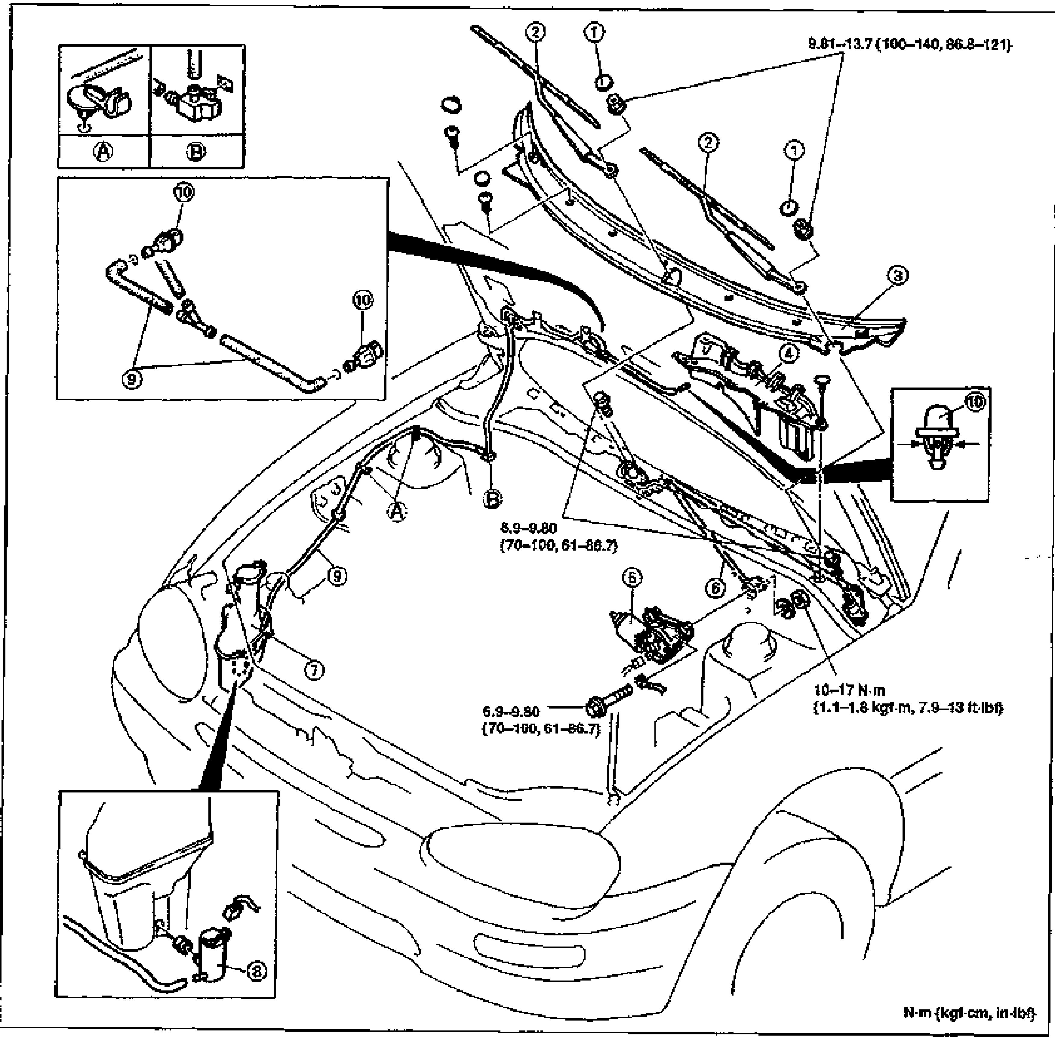 WINDSHIELD WIPER AND WASHER