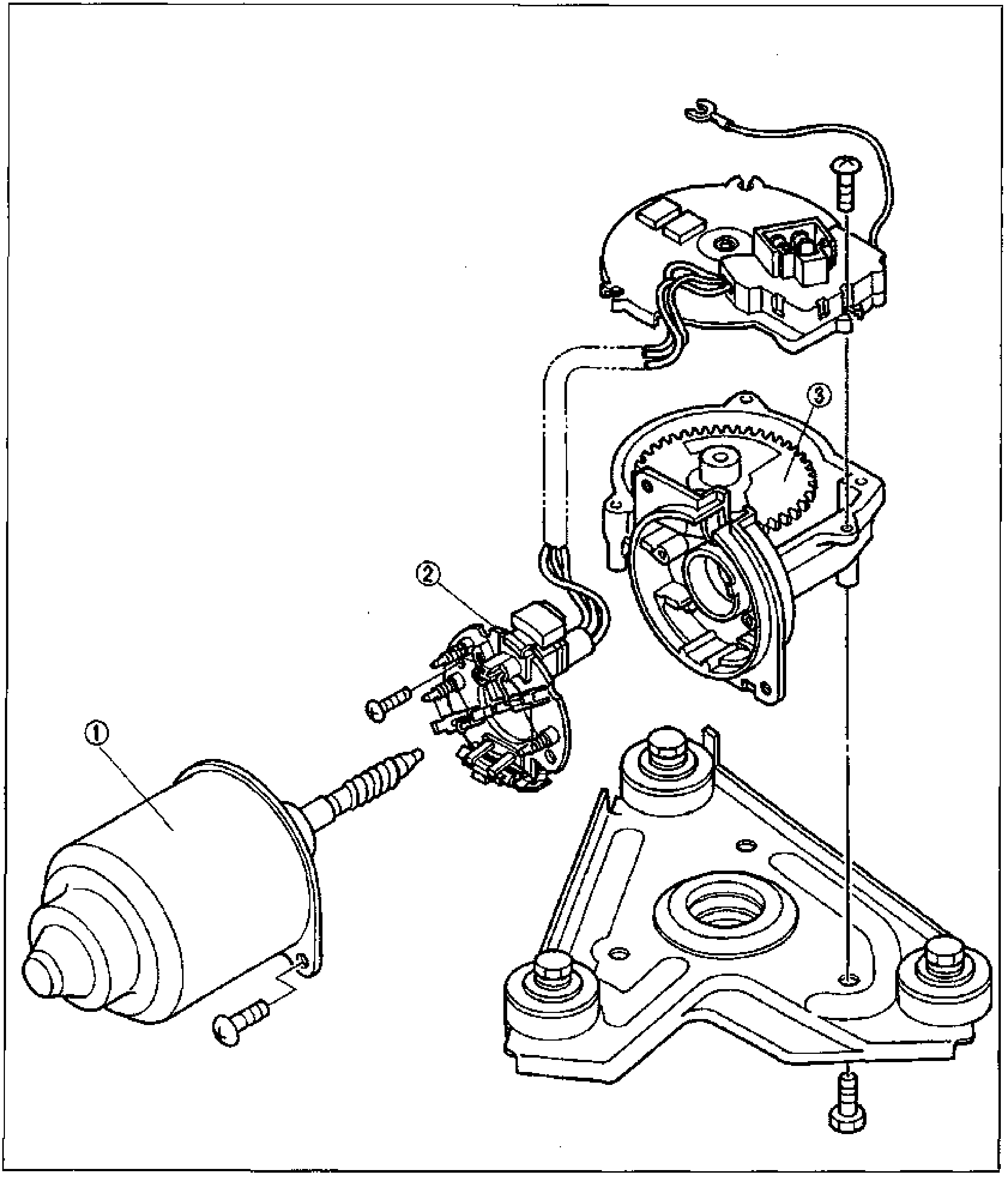 WINDSHIELD WIPER AND WASHER