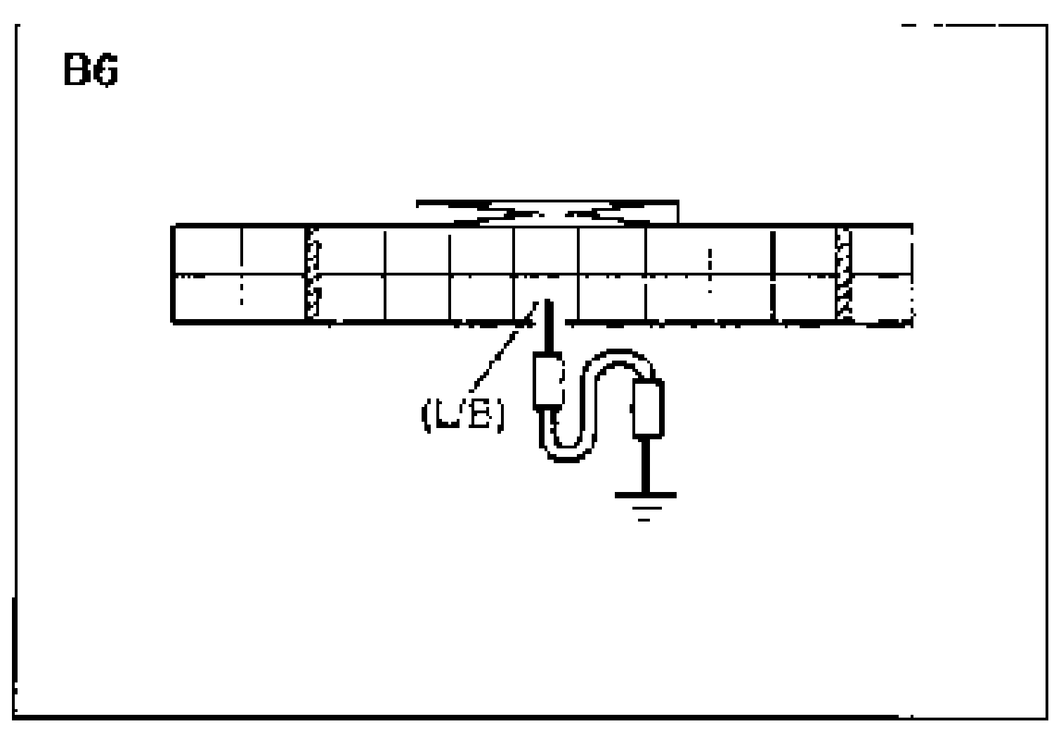 B6: ECM connector with the (L/B) terminal wire indicated, for the Step 4 jumper-wire test.