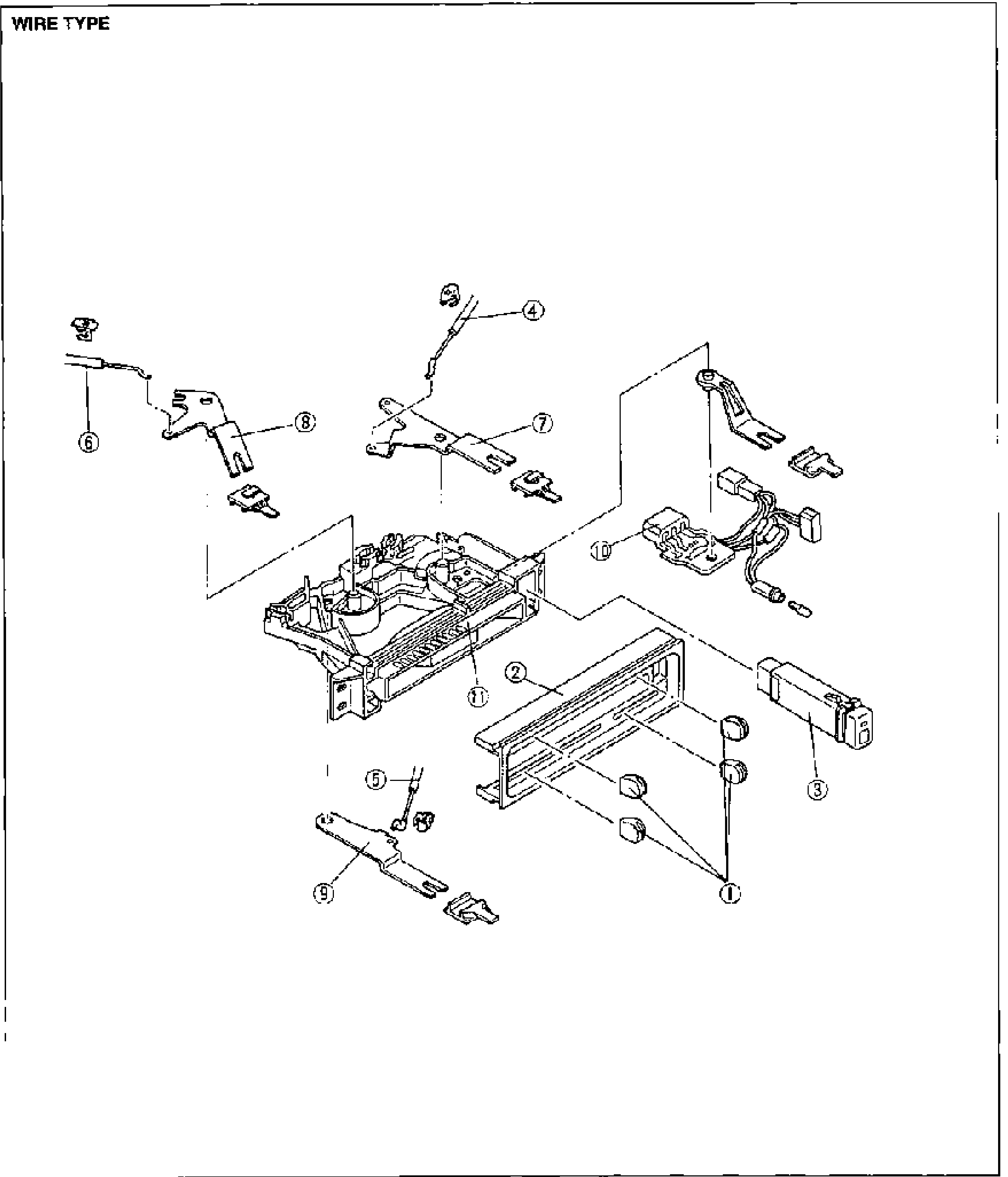 HEATER CONTROL UNIT - Disassembly / Assembly (Wire Type)