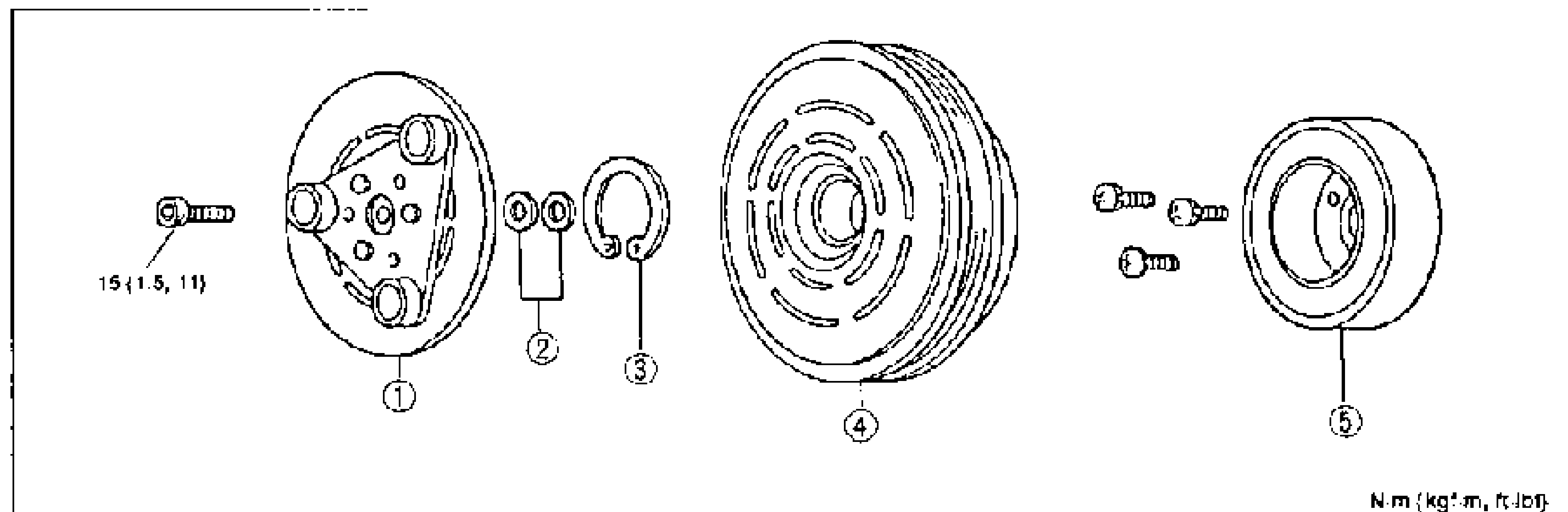AIR CONDITIONER — Magnetic Clutch Disassembly / Assembly